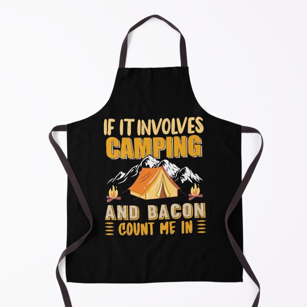 Item preview, If It Involves Camping And Bacon Count Me In designed and sold by AmethystMurad.