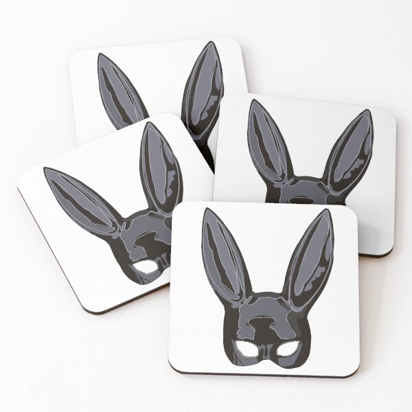 Item preview, Black bunny mask designed and sold by Olga Atayero.