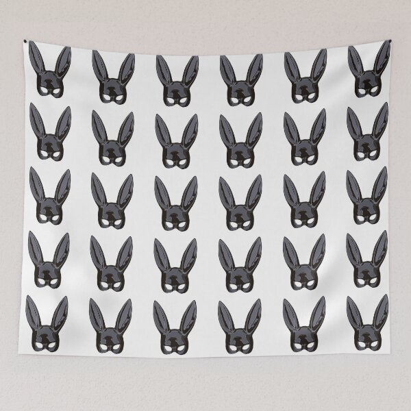 Item preview, Black bunny mask designed and sold by Olga Atayero.