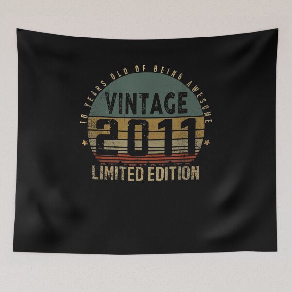 Item preview, 10th Birthday 10 Years Old Vintage 2011 Born In 2011  designed and sold by maizreo.