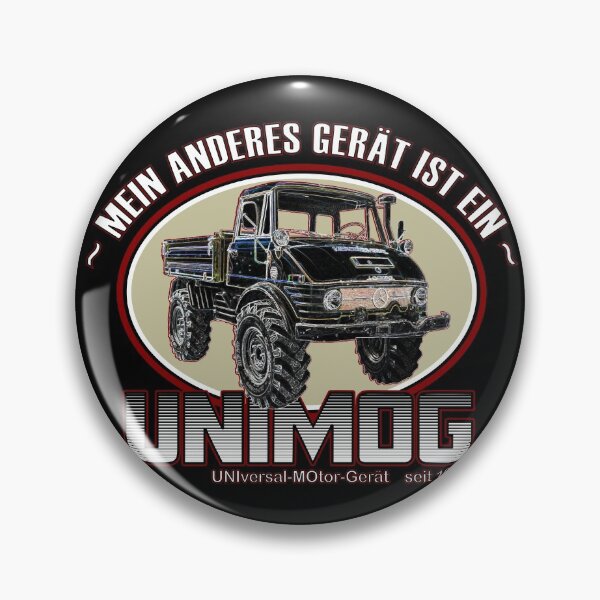 Artikelvorschau, Mein Anderes Gerät ist ein UNIMOG (Mein anderes Auto ist ein UNIMOG – Deutsch) – auf Schwarz entworfen und verkauft von Groenendijk.