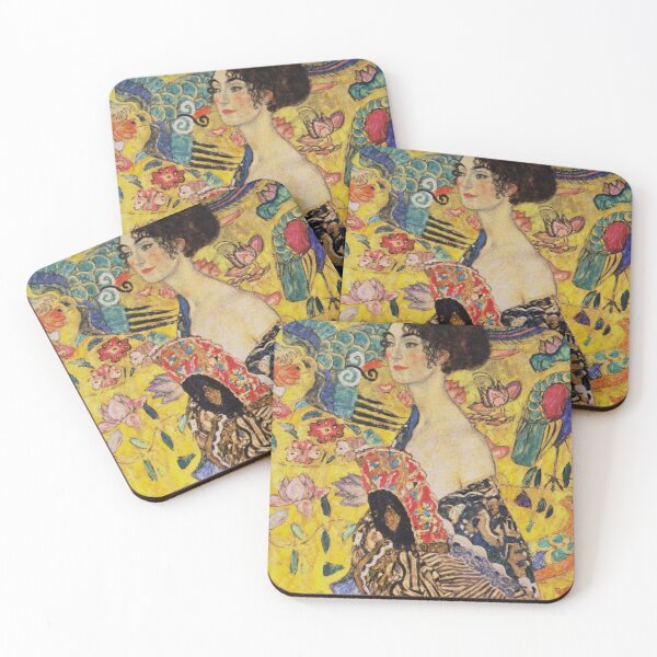 Item preview, Gustav Klimt - Lady With Fan designed and sold by MichaelNoblem.