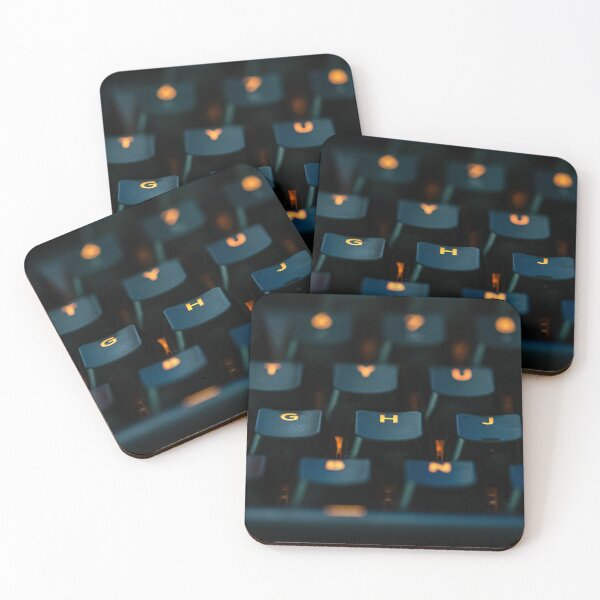 Item preview, Orange Lettered Keys On A Black Keyboard designed and sold by Karrakunga.