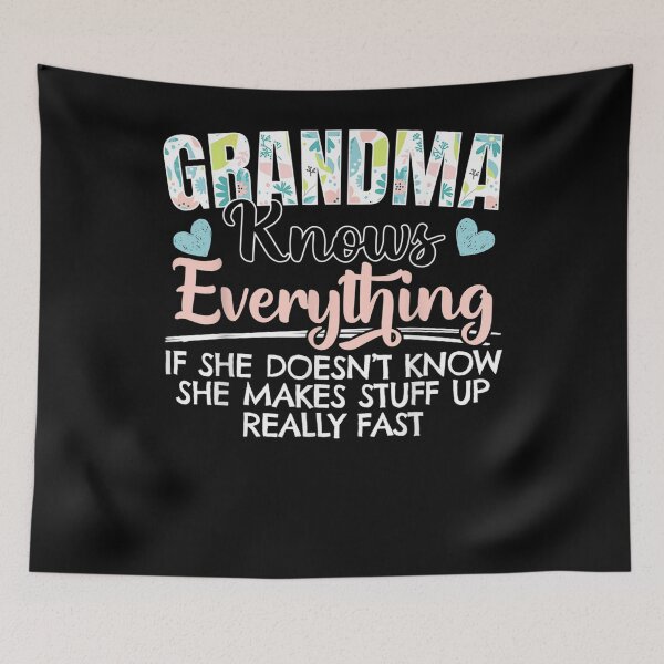 Item preview, Grandma Knows Everything For A Best Grandmother Lovers  designed and sold by maizreo.