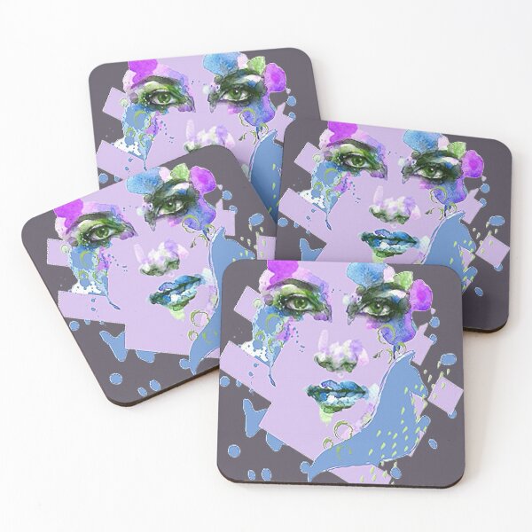 Item preview, Mystical Face of a Woman Graphic Psychedelic abstract art, nr 6, graphic psychedelic abstract art, trippy graphic psychedelic arte abstracto designed and sold by Adri Barnard.