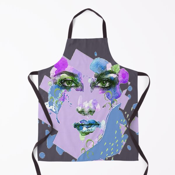 Item preview, Mystical Face of a Woman Graphic Psychedelic abstract art, nr 6, graphic psychedelic abstract art, trippy graphic psychedelic arte abstracto designed and sold by Adri Barnard.