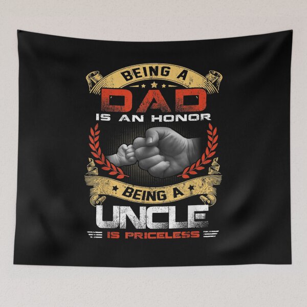 Item preview, Mens Being A Dad An Honor Being A Uncle Is Priceless Gift  designed and sold by maizreo.