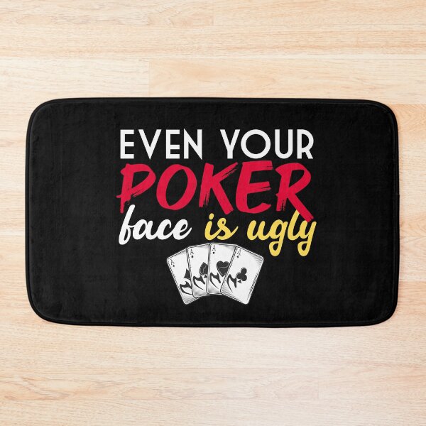 Item preview, Even your poker face is ugly - Funny poker joke, Poker T-shirt, Gift for poker lovers, Gift for poker players designed and sold by LahcenIqbi.