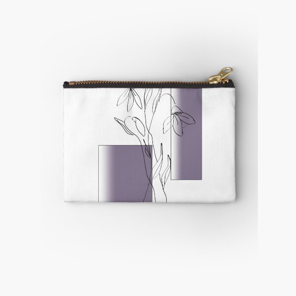 Item preview, Modern Minimalist Boho purple Snow Drop Flower designed and sold by SoniasArtwork.