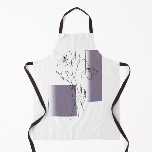 Item preview, Modern Minimalist Boho purple Snow Drop Flower designed and sold by SoniasArtwork.