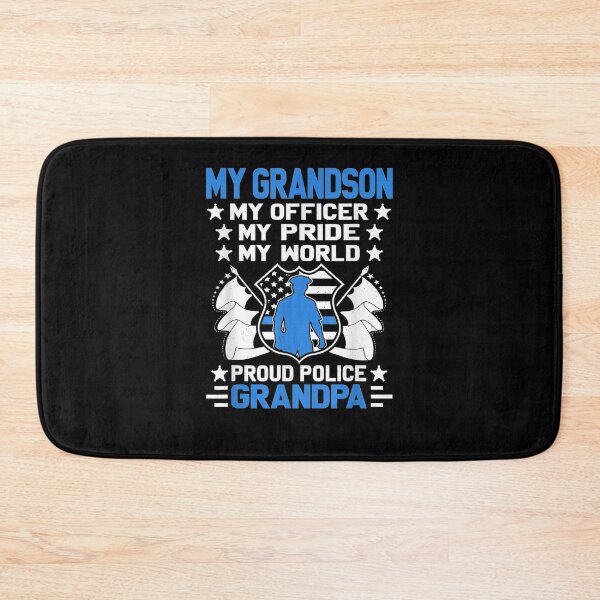 Item preview, Mens My Grandson Is A Policeman Cop Support Proud Police Grandpa  designed and sold by anniet33.
