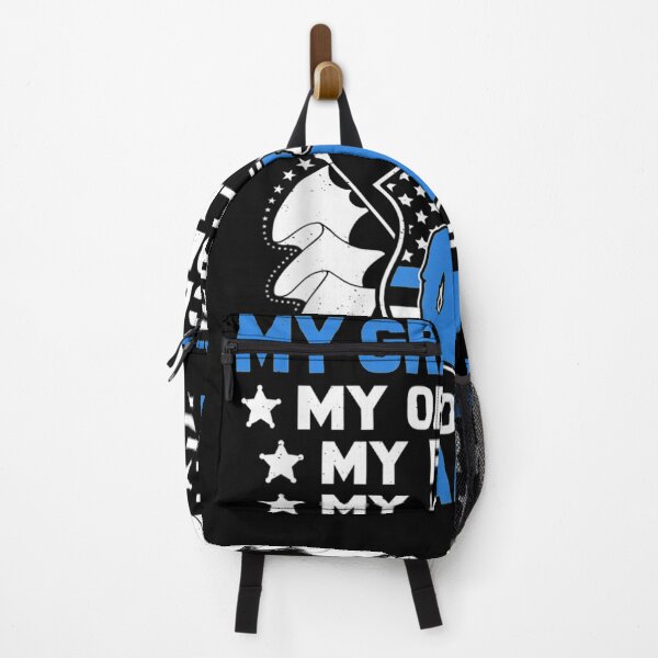 Item preview, Mens My Grandson Is A Policeman Cop Support Proud Police Grandpa  designed and sold by anniet33.