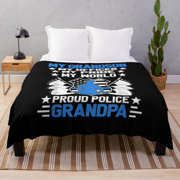 Item preview, Mens My Grandson Is A Policeman Cop Support Proud Police Grandpa  designed and sold by anniet33.