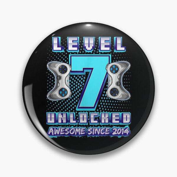 Item preview, Level 7 Unlocked Awesome 2014 Video Game 7th Birthday  designed and sold by maizreo.