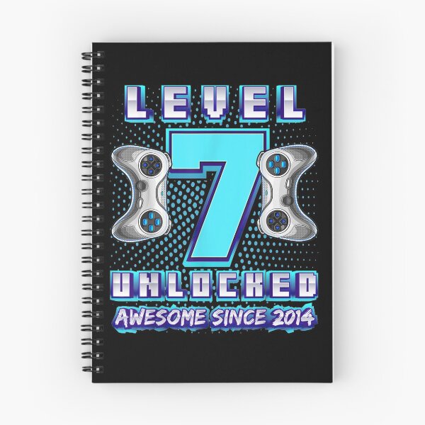 Item preview, Level 7 Unlocked Awesome 2014 Video Game 7th Birthday  designed and sold by maizreo.