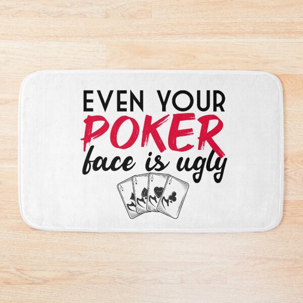 Item preview, Even your poker face is ugly - Funny poker joke, Poker T-shirt, Gift for poker lovers, Gift for poker players designed and sold by LahcenIqbi.