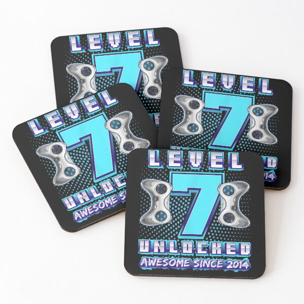 Item preview, Level 7 Unlocked Awesome 2014 Video Game 7th Birthday  designed and sold by maizreo.
