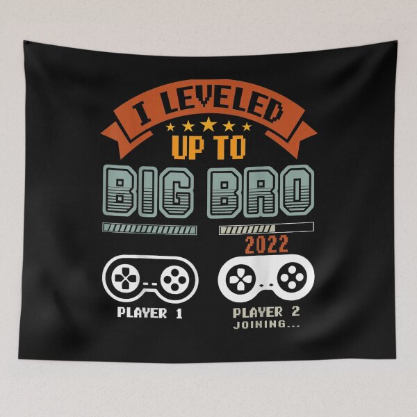 Item preview, Vintage Big Bro 2022 I Leveled Up To Big Bro Est 2022  designed and sold by anniet33.