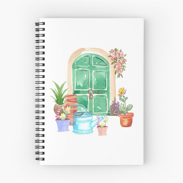 Item preview, Watercolour Garden Door, Gift for Gardener, Watercolor, Whimsical designed and sold by BohoStudio.
