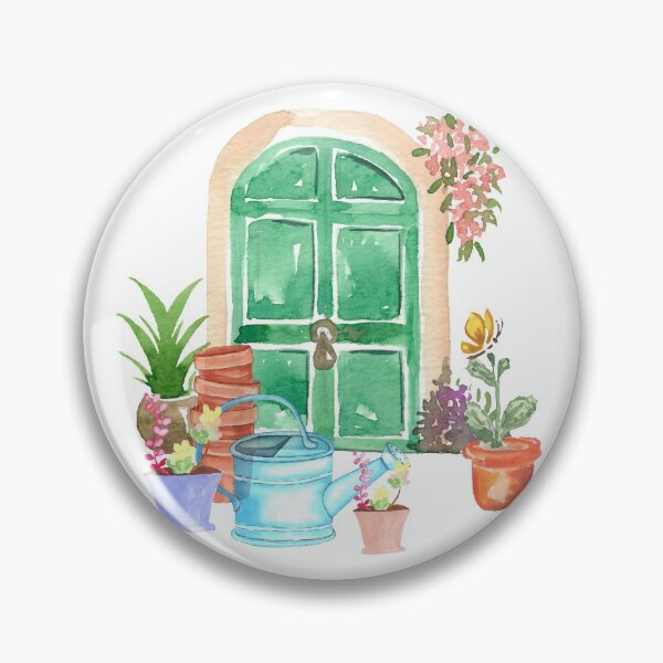 Item preview, Watercolour Garden Door, Gift for Gardener, Watercolor, Whimsical designed and sold by BohoStudio.