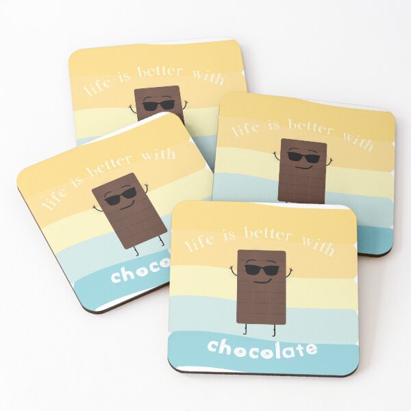 Item preview, Life is better with chocolate designed and sold by Magic-Brush.