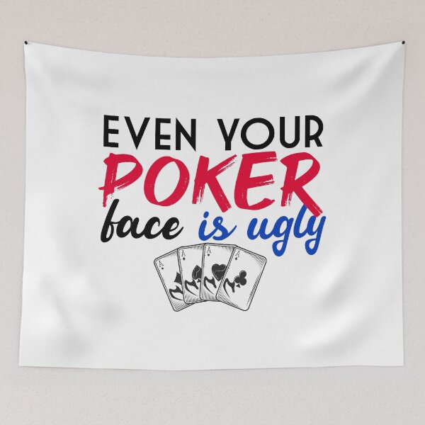 Item preview, Even your poker face is ugly - Funny poker joke, Poker T-shirt, Gift for poker lovers, Gift for poker players designed and sold by LahcenIqbi.