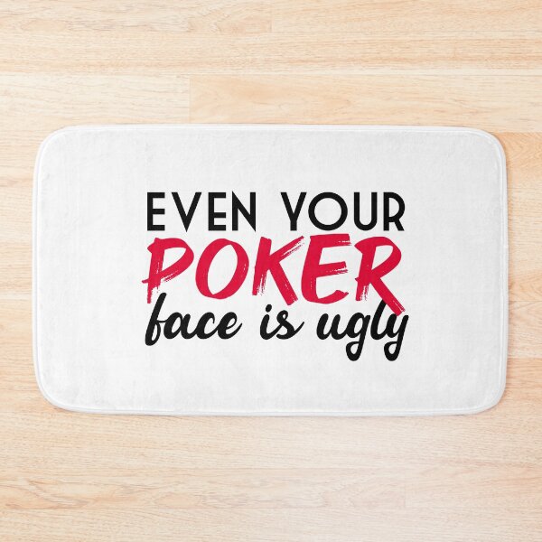 Item preview, Even your poker face is ugly - Funny poker joke, Poker T-shirt, Gift for poker lovers, Gift for poker players designed and sold by LahcenIqbi.