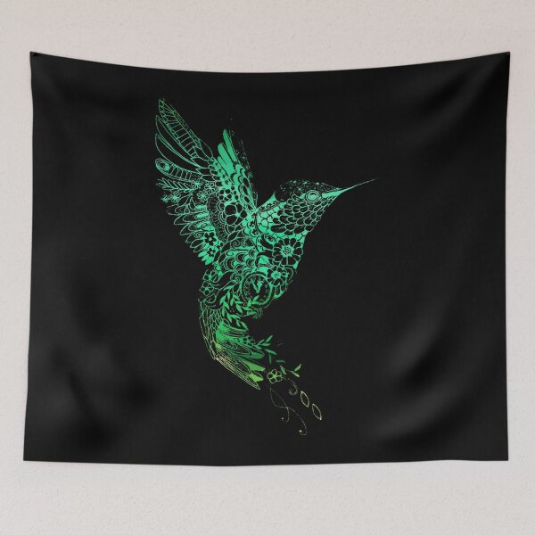 Item preview, green bird designed and sold by freeArt10.