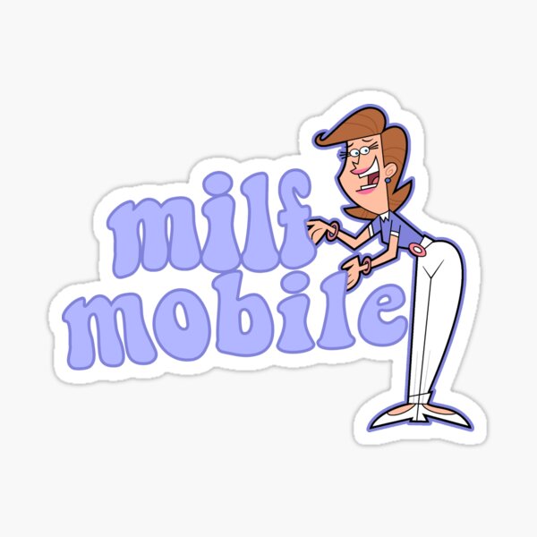 milf mobile bumper sticker Sticker