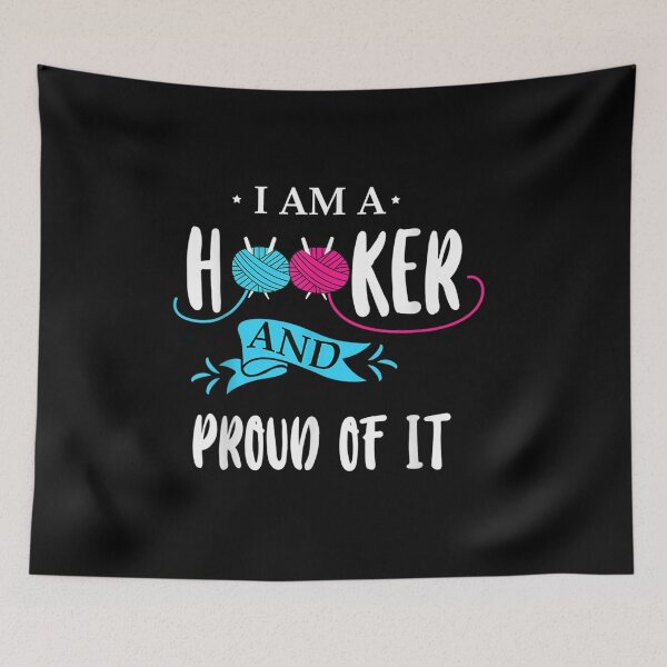 Item preview, I Am A Hooker And Proud Of It Crocheting Crochet  designed and sold by anniet33.