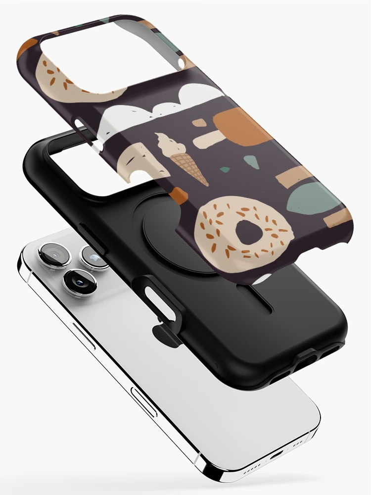 Thumbnail 2 of 4, iPhone Case, Aesthetic Abstract Snack Pattern designed and sold by PatternTale.