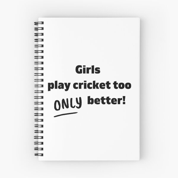 Item preview, Girls play cricket too. Only better designed and sold by TheGreenGoat.