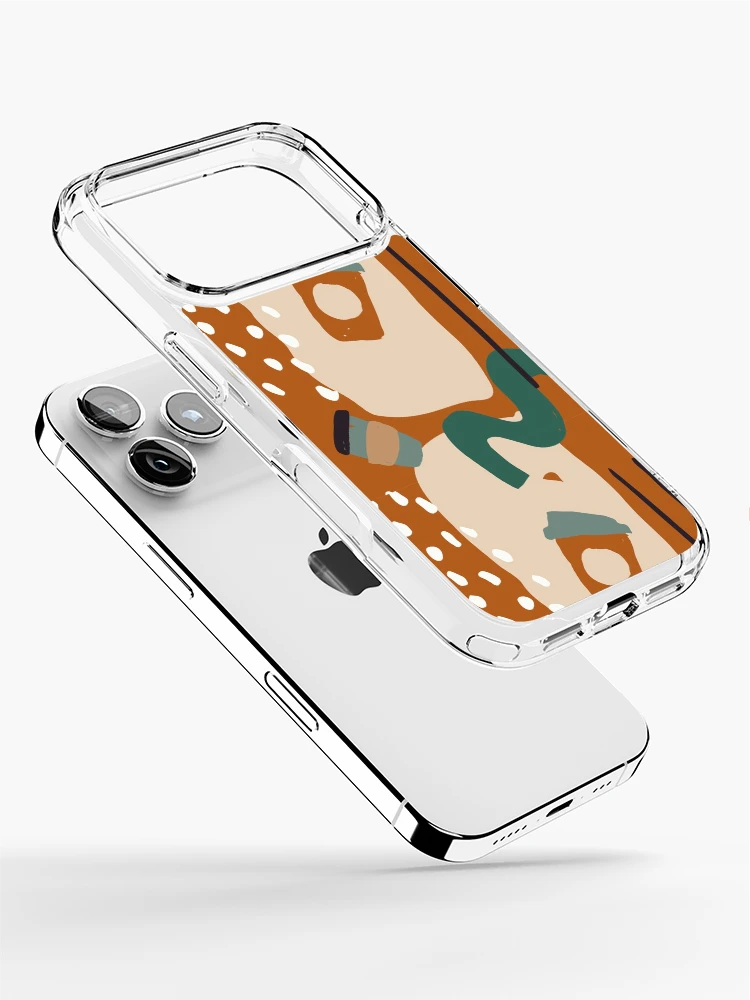 Thumbnail 2 of 5, iPhone Case, Aesthetic Abstract Coffee Pattern designed and sold by PatternTale.
