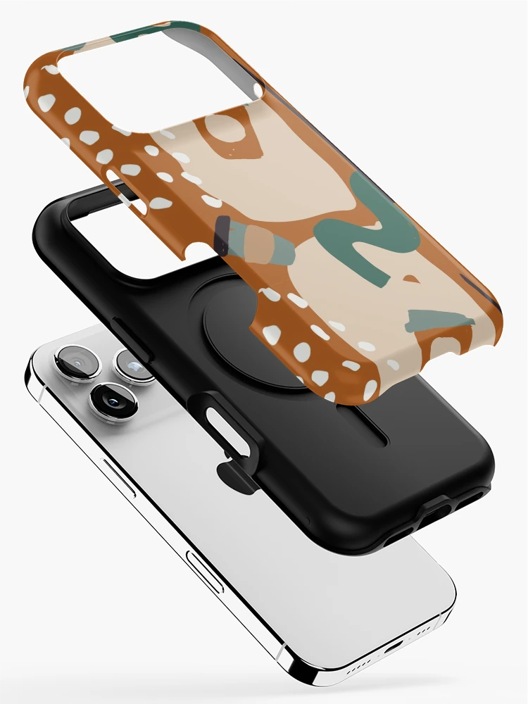 Thumbnail 2 of 4, iPhone Case, Aesthetic Abstract Coffee Pattern designed and sold by PatternTale.