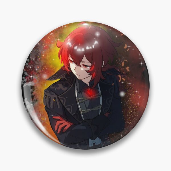 Item preview, Diluc looking back designed and sold by SegaJenkins.