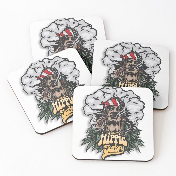 Item preview, Hippie jerky art white designed and sold by Hippiejerky.