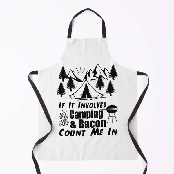 Item preview, If It Involves Camping And Bacon Count Me In designed and sold by AmethystMurad.
