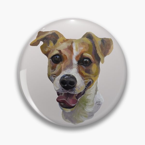 Item preview, pet portrait of jack russell designed and sold by wauymau.