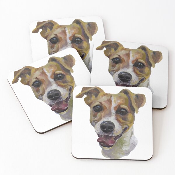 Item preview, pet portrait of jack russell designed and sold by wauymau.