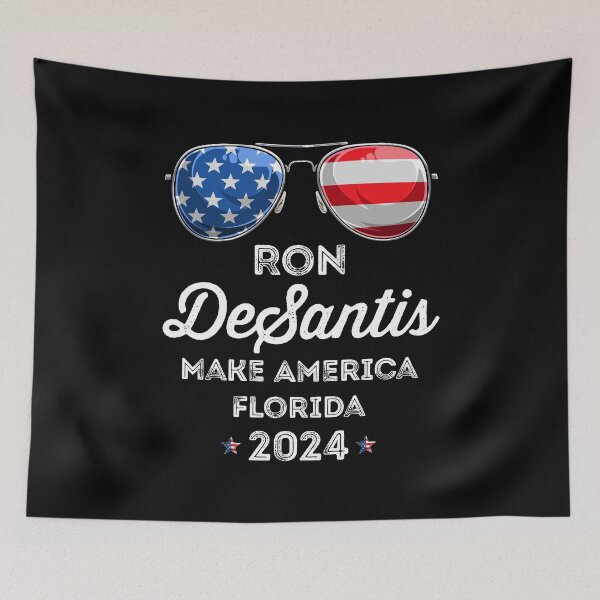 Item preview, DeSantis 2024 Make America Florida Election Sunglasses Cool designed and sold by sweetheartistic.