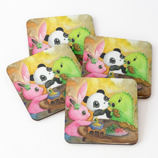 Item preview, Dino & Panda Watercolour Painting: Cheese Fondue designed and sold by Dino & Panda Studios.