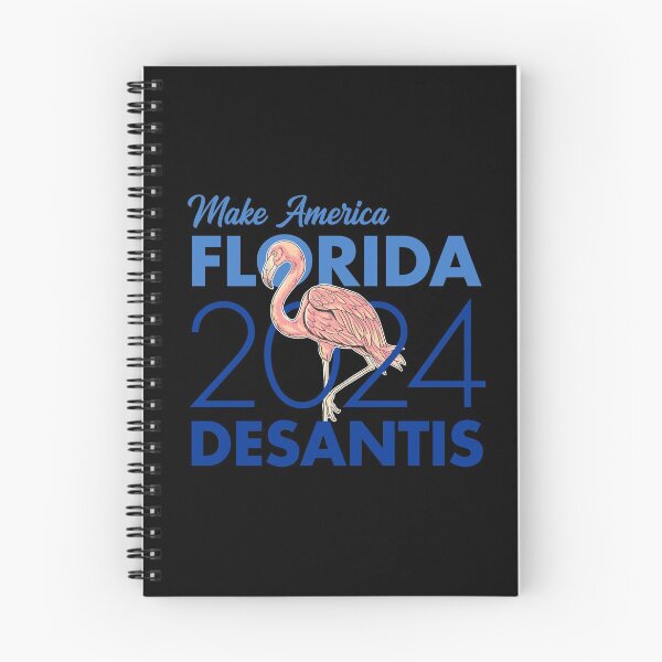 Item preview, DeSantis 2024 Make America Florida Election Flamingo Blue designed and sold by sweetheartistic.
