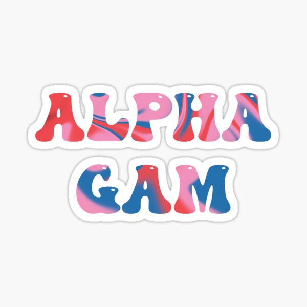 Alpha Gamma Delta Decal 
