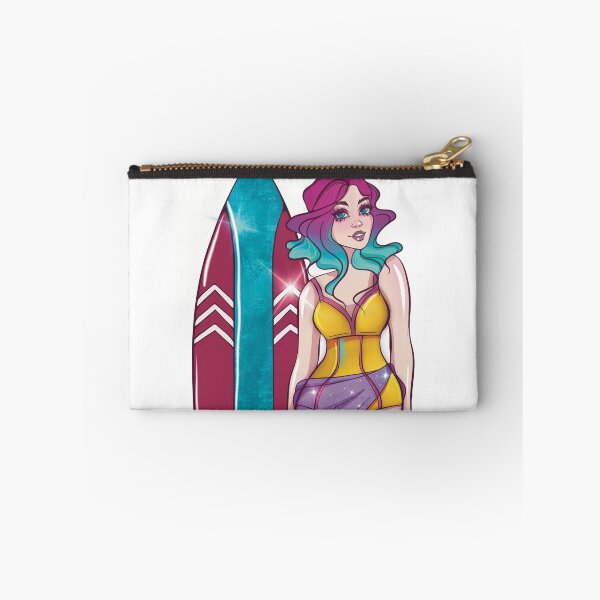 Item preview, Surf girl with purple hair  designed and sold by Ailirel.