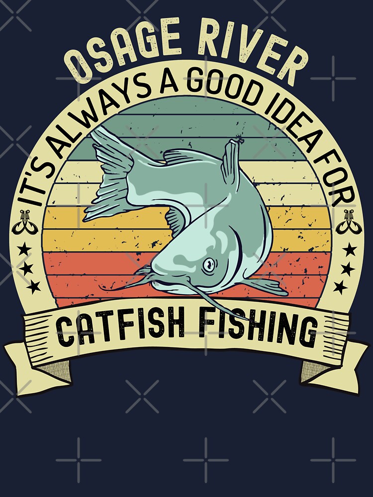 Catfish Funny Slayer Catfishing Fish Lover Retro Graphic T-Shirt