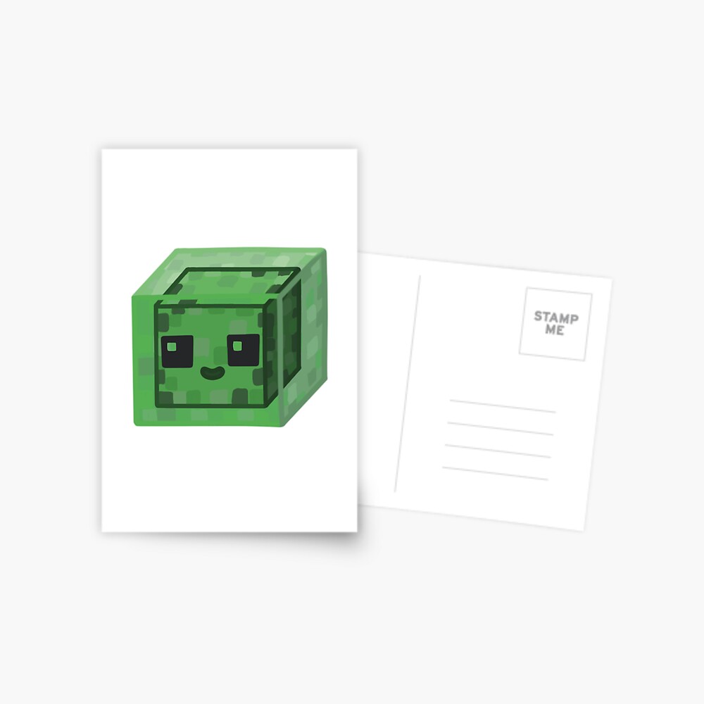 Cute Minecraft Slime Sticker for Sale by Vanthaera