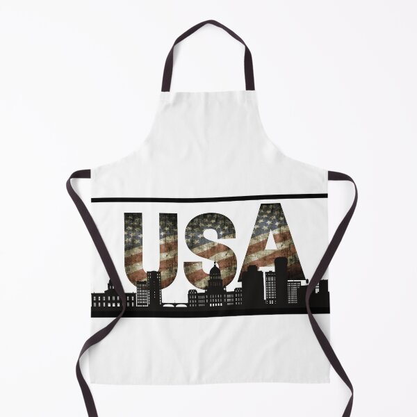 Item preview, Black USA Building Shade x USA Flag x Vintage Letters designed and sold by ROSEFOLD.