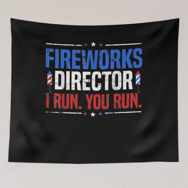 Item preview, American Fireworks Director I Run You Run Classic  designed and sold by anniet33.