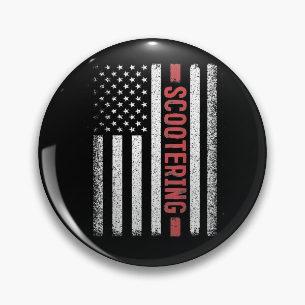 Item preview, Scootering American Flag 4th Of July  designed and sold by anniet33.