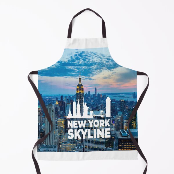 Item preview, New York City skyline minimal flat Vector illustration. designed and sold by Fash Trendz.